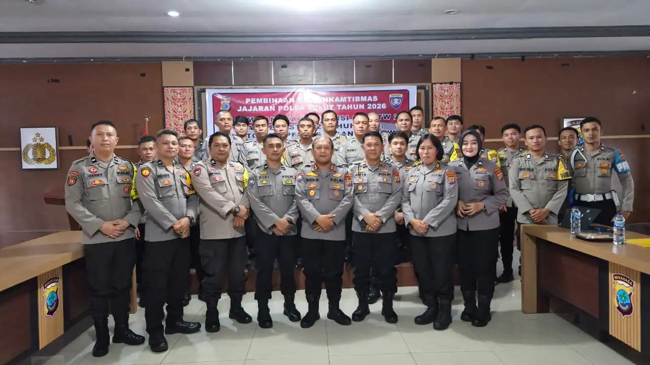 Perkuat Peran Bhabinkamtibmas, Ditbinmas Polda Sulut Sambangi Polres Minahasa